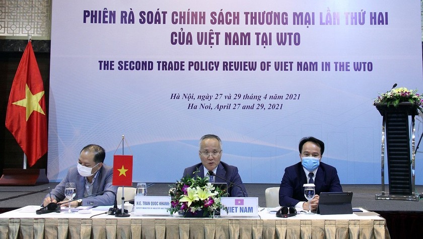 Thứ trưởng Trần Quốc Khánh chủ trì Phiên rà soát chính sách thương mại của Việt Nam.