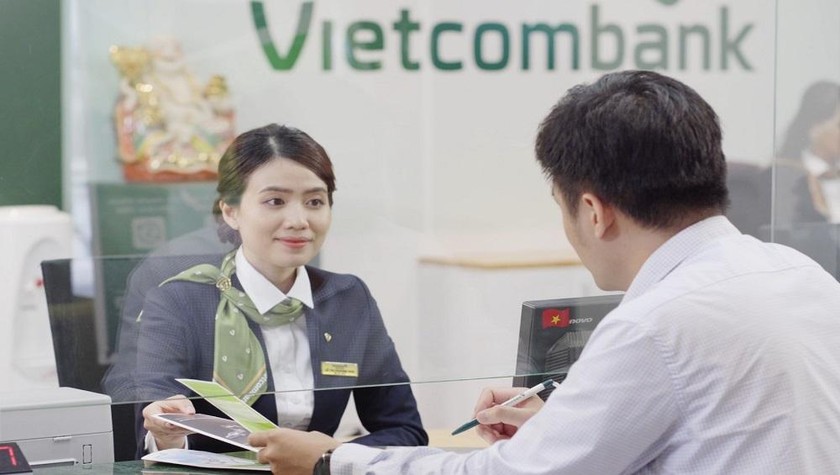 Giao dịch tại Vietcombank (ảnh minh họa)