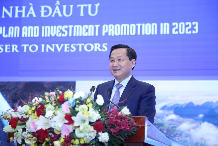 Phó Thủ tướng Lê Minh Khái phát biểu chỉ đạo tại Hội nghị.