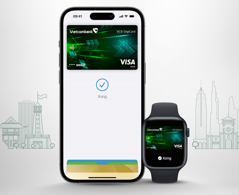 Vietcombank ra mắt Apple Pay 
