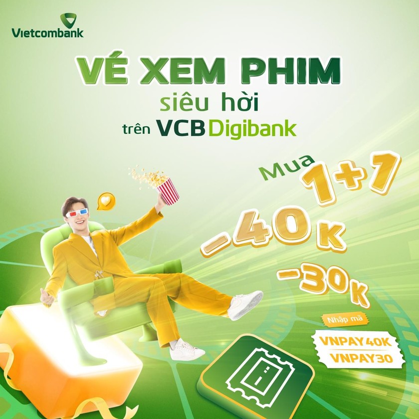 Một chương trình ưu đãi của Vietcombank trên ngân hàng số