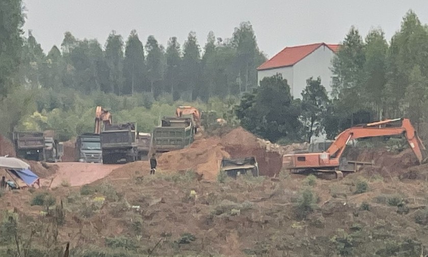 Bắc Giang: Xử phạt gần 60 triệu đồng một cá nhân khai thác khoáng sản trái phép