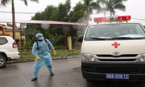 Ngành Y tế Bắc Giang thực hiện các biện pháp nghiệp vụ trong công tác phóng chống COVID-19. Ảnh minh họa từ Internet.