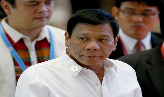 Tổng thống Philippines Duterte. Ảnh: AP