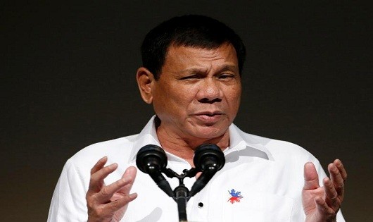 Tổng thống Philippines Duterte nhiều lần tuyên bố dừng tập trận với Mỹ.