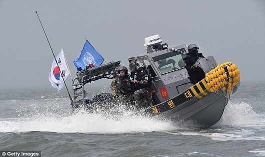 Tàu tuần duyên Hàn Quốc. Ảnh: Internet