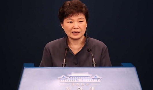 Bà Park Geun-hye. 