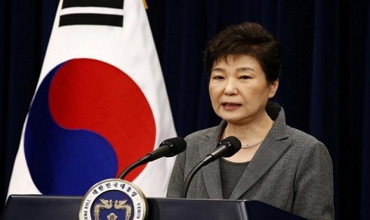 Bà Park Geun-hye.