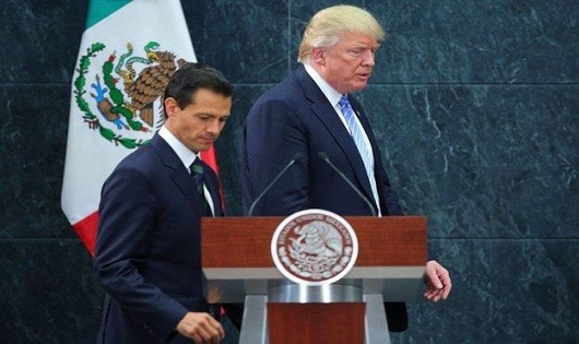 Ông Trump gặp Tổng thống Mexico Pena Nieto tại Mexico trước cuộc bầu cử