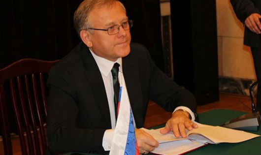 Đại sứ Nga tại Triều Tiên Alexander Matsegora.