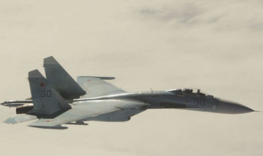 Máy bay chiến đấu Su-27 của Nga.