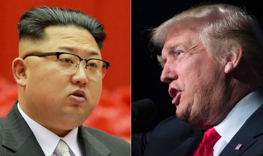 Ông Kim Jong-un và ông Trump.