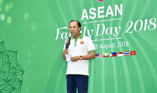 Thứ trưởng Bộ Ngoại giao Nguyễn Quốc Dũng phát biểu khai mạc sự kiện.