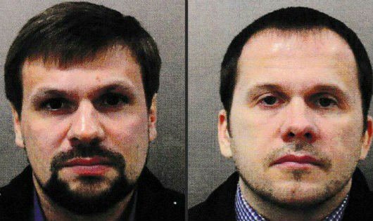 Hình ảnh các nghi phạm do giới chức Anh công bố.