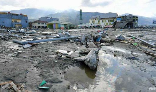 Thảm họa đã gây thiệt hại nặng nề tại Indonesia.