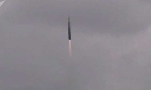 Hình ảnh vụ thử tên lửa của Nga.