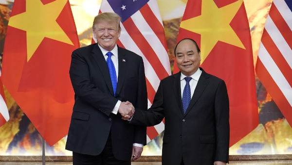 Tổng thống Trump và Thủ tướng Nguyễn Xuân Phúc.