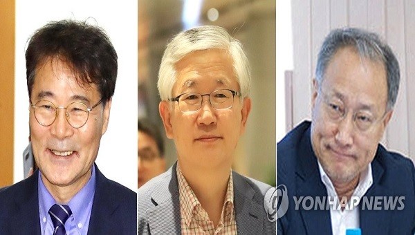 Từ trái qua phải: Các ông Jang Ha-sung, Nam Gwan-pyo và Lee Sok-bae