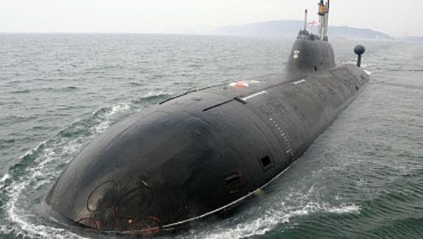 Tàu ngầm Chakra II mà Ấn Độ đang thuê của Nga.
