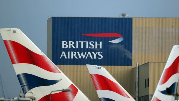 Sự cố hy hữu vừa xảy ra với hãng hàng không British Airways của Anh. 