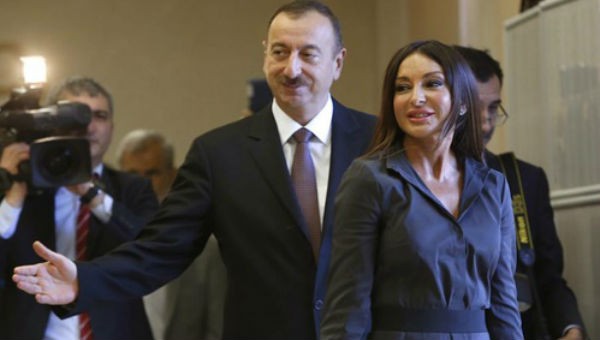 Tổng thống Azerbaijan và phu nhân.