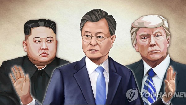 Ông Trump đã gửi thông điệp tới ông Kim thông qua Tổng thống Hàn Quốc