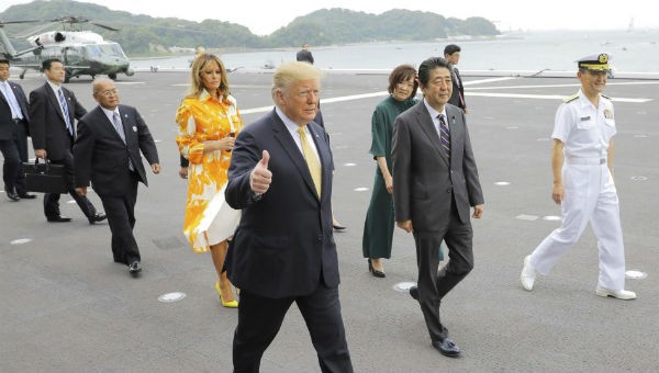 Thủ tướng Nhật Bản Shinzo Abe và Tổng thống Mỹ Donald Trump.