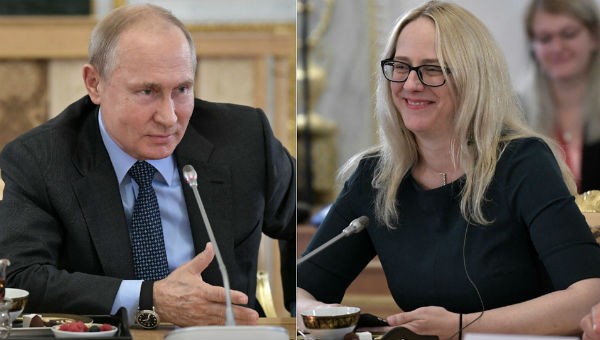 Tổng thống Nga và nhà báo Mỹ