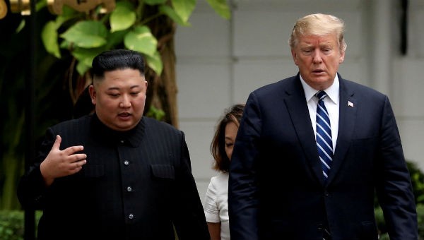 Ông Trump và ông Kim tại hội nghị thượng đỉnh lần thứ 2