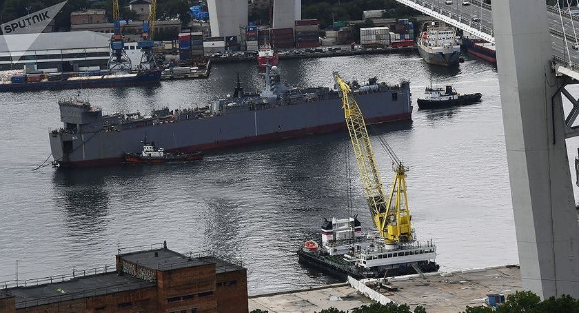 Tàu hộ tống Gromky được sản xuất theo dự án đóng tàu 20380 của Nga.