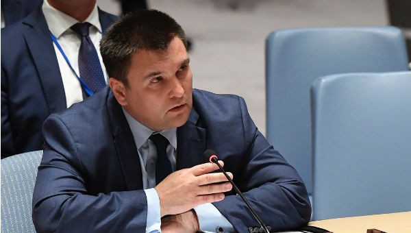 Bộ trưởng Bộ Ngoại giao Ukraine Pavlo Klimkin.