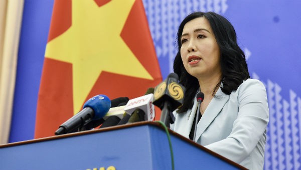 Người Phát ngôn Bộ Ngoại giao Việt Nam Lê Thị Thu Hằng.