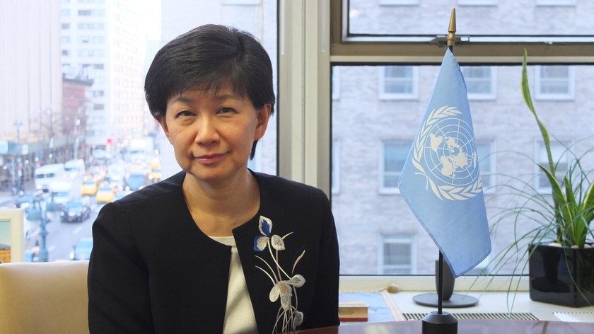 Phó tổng thư ký Liên hợp quốc Izumi Nakamitsu.
