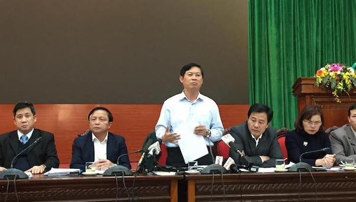 Phó trưởng Ban tuyên giáo Thành ủy Hà Nội Phạm Thanh Học thông tin tại hội nghị.