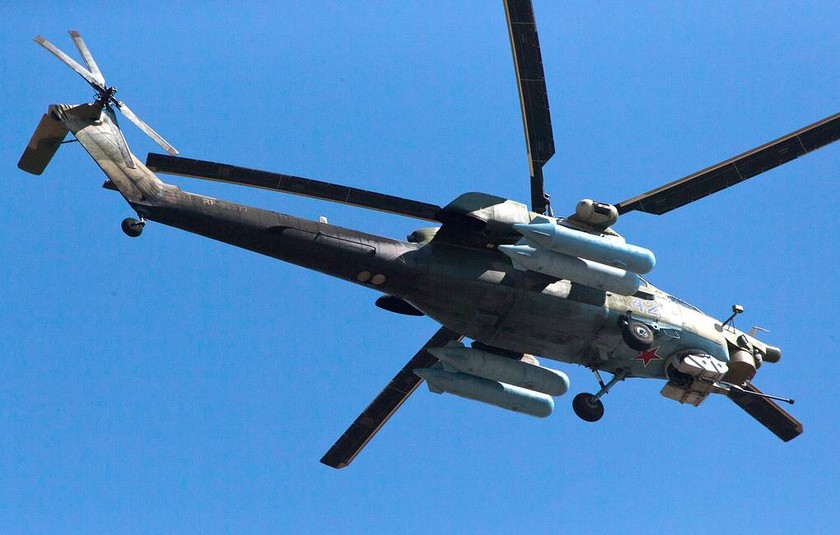 Máy bay trực thăng tấn công Mi-28 của Nga.