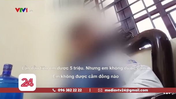 Ảnh cắt từ phóng sự của Đài truyền hình Việt Nam. 