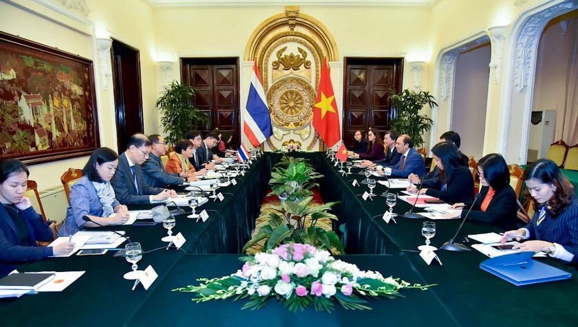 Hình ảnh tại Tham khảo Chính trị thường niên cấp Thứ trưởng Ngoại giao lần thứ 7 giữa Việt Nam - Thái Lan. Ảnh: BNG