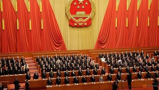 Một phiên họp của Quốc hội Trung Quốc.