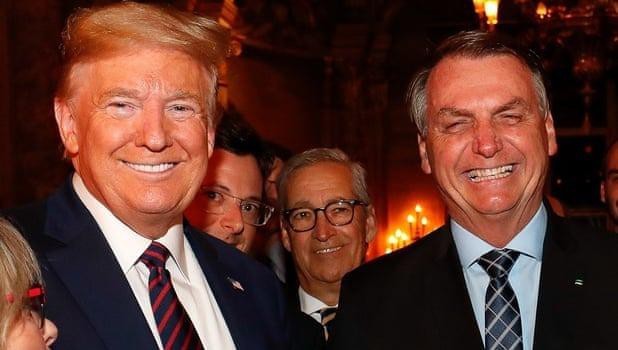 Tổng thống Brazil Jair Bolsonaro và Tổng thống Mỹ Donald Trump tại cuộc gặp