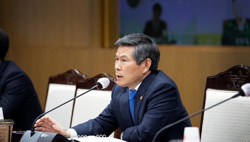 Bộ trưởng Quốc phòng Hàn Quốc Jeong Kyeong-doo.