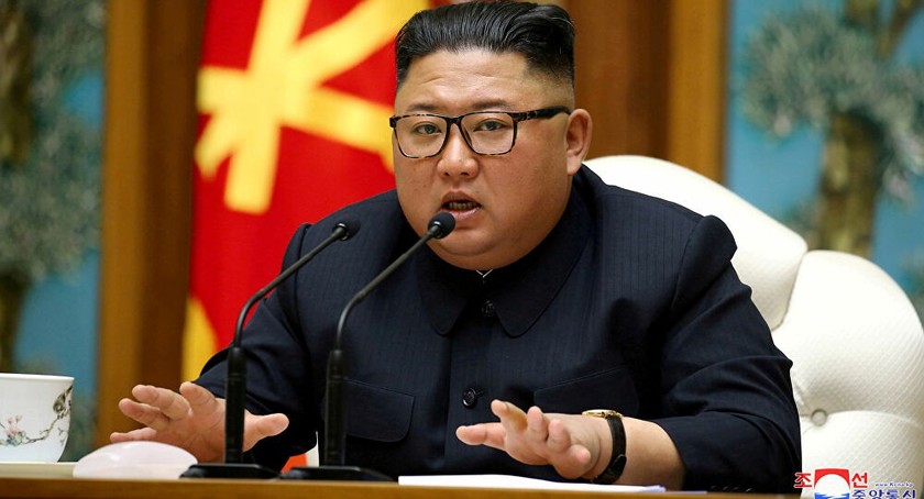 Nhà lãnh đạo Triều Tiên  Kim Jong-un. 
