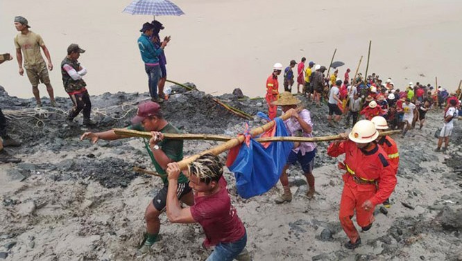 Lãnh đạo Việt Nam gửi điện thăm hỏi Myanmar vụ sạt lở mỏ khai thác ngọc