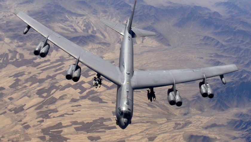 Máy bay ném bom B-52 của Mỹ.