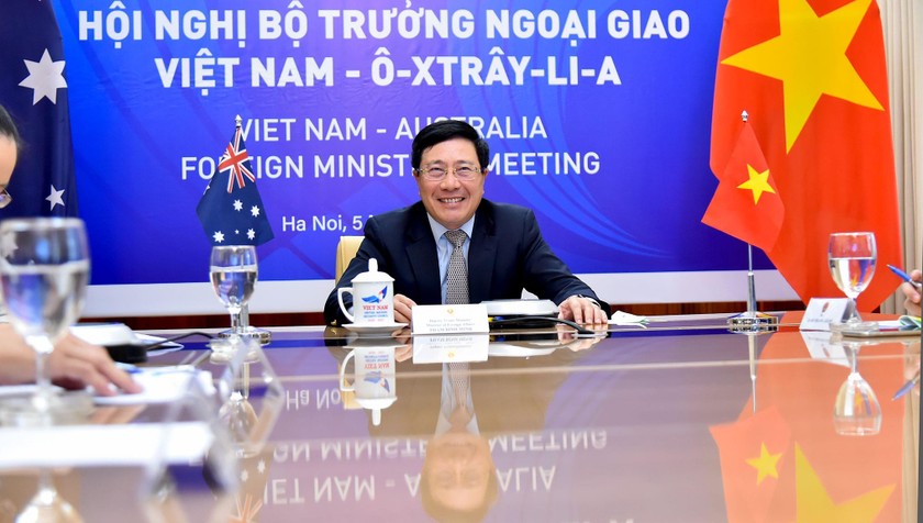 Phó Thủ tướng, Bộ trưởng Ngoại giao Phạm Bình Minh tại hội nghị.