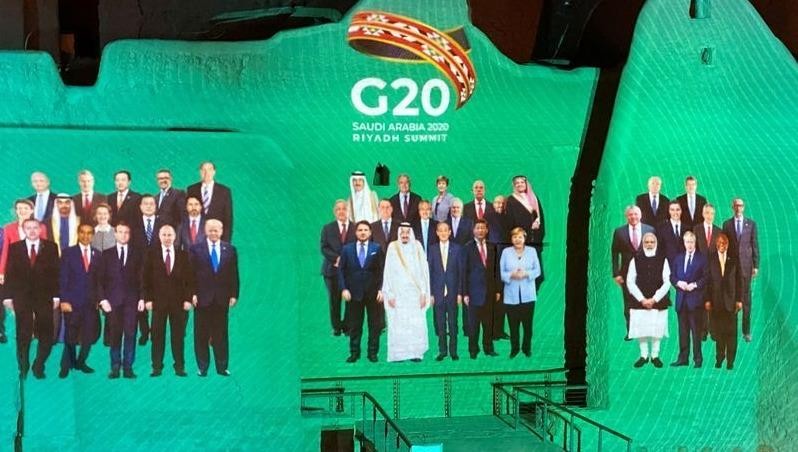Hội nghị thượng đỉnh G20 được tổ chức theo hình thức trực tuyến.
