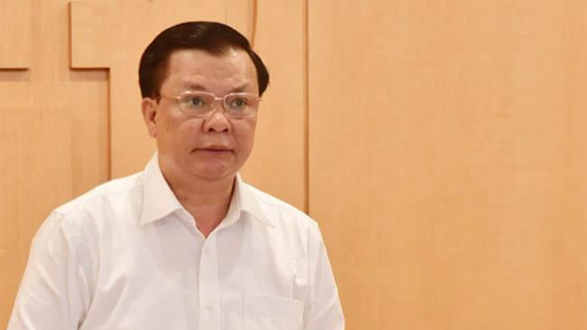 Ủy viên Bộ Chính trị, Bí thư Thành ủy Hà Nội Đinh Tiến Dũng.