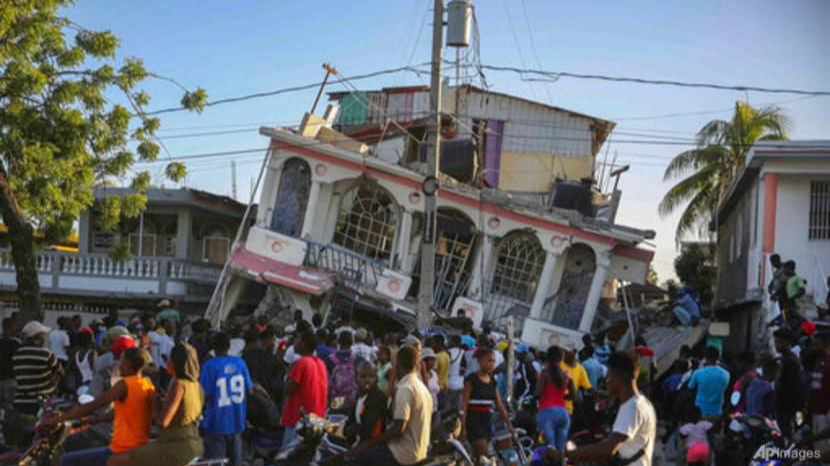 Trận động đất 7,2 độ Richter xảy ra hôm 14/8 ở cách thủ đô Port-au-Prince gây thiệt hại lớn cho Haiti.