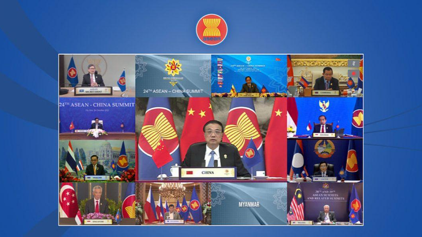 Các nhà Lãnh đạo tại hội nghị. Ảnh: ASEAN.