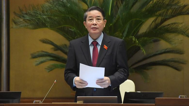 Phó Chủ tịch Quốc hội Nguyễn Đức Hải điều hành nội dung làm việc.