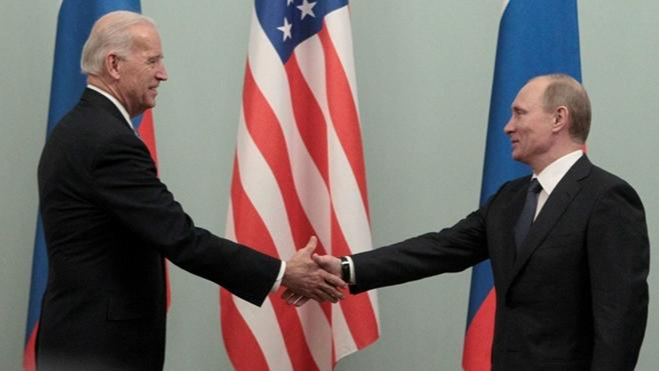 Tổng thống Mỹ Biden gặp Tổng thống Nga Putin hồi tháng 6.